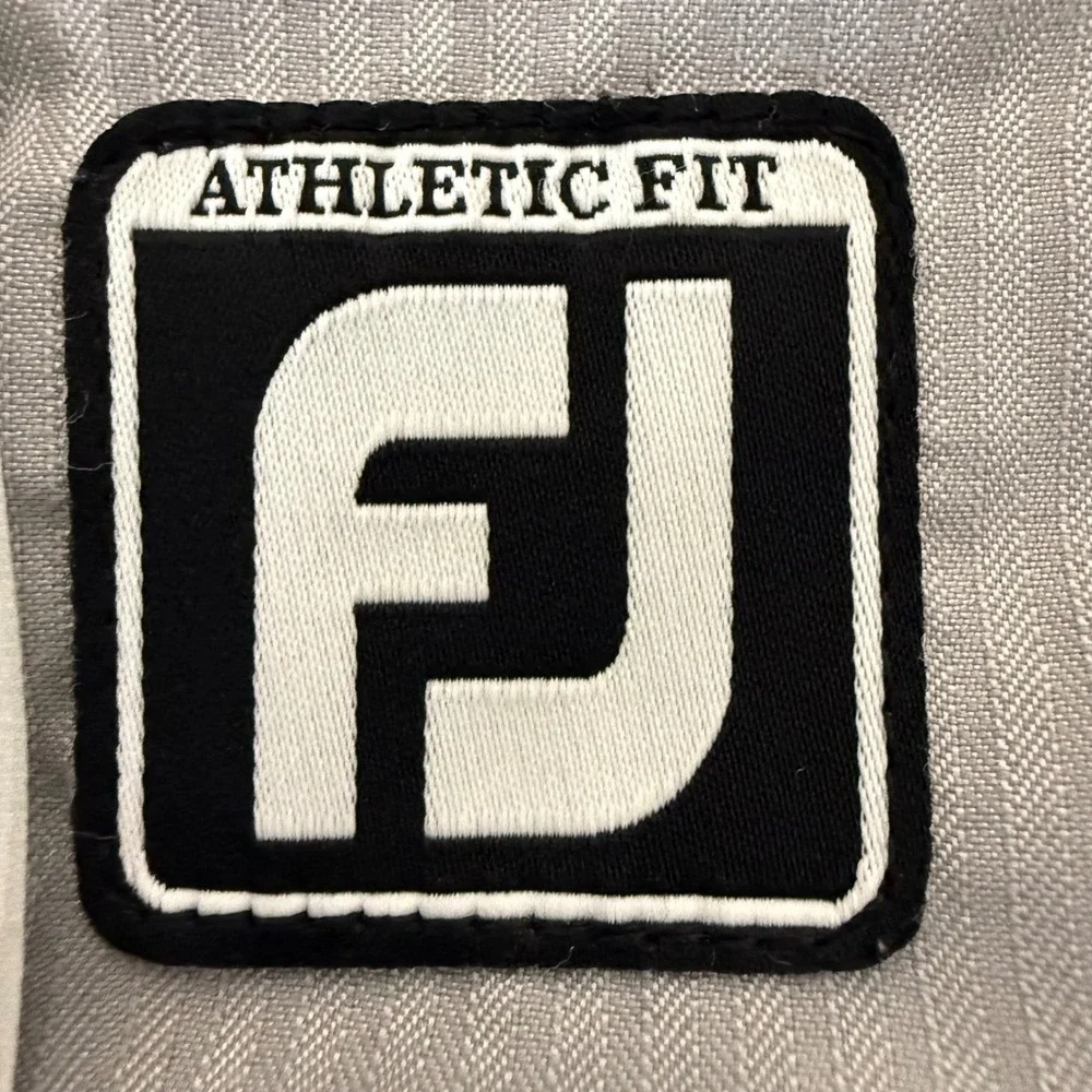 FootJoy Golf Pants Gray Mens 34x32 (Fits 35x30) Athletic Fit Performance Stretch